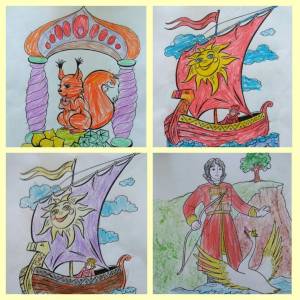 Рисунок на тему садко