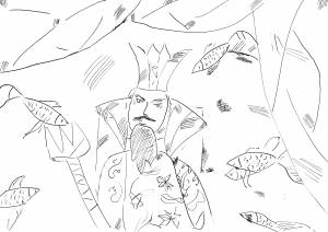 Рисунок садко карандашом поэтапно