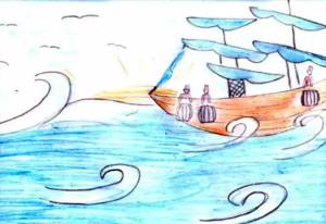 Садко рисунок детский