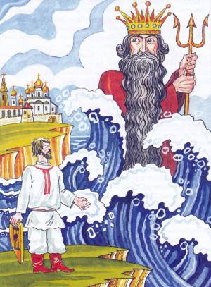 Садко в подводном царстве