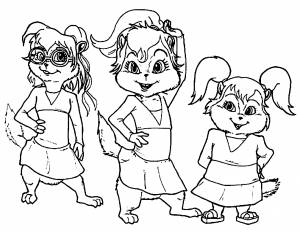 раскраски на тему элвин и бурундуки