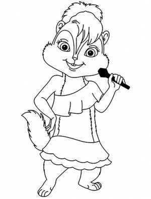 Раскраски Бурундук