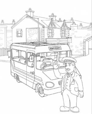 Раскраски Пожарный Сэм