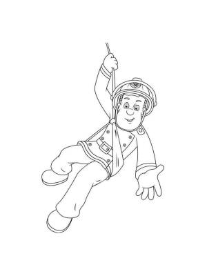 Раскраски Пожарный Сэм