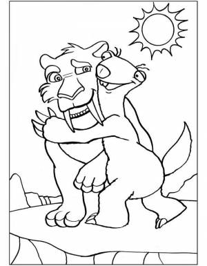 раскраски ледниковый период