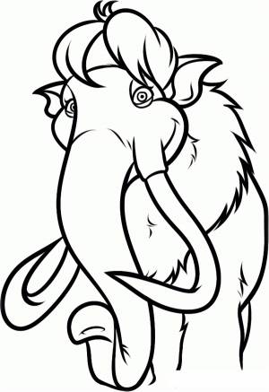 Раскраска Ледниковый период