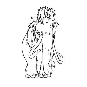 Pаскраска Ледниковый период 71565