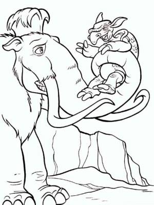 Раскраски Ледниковый период секрет