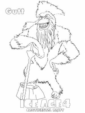 Раскраски Ледниковый период секрет