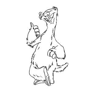 Pаскраска Ледниковый период 71577