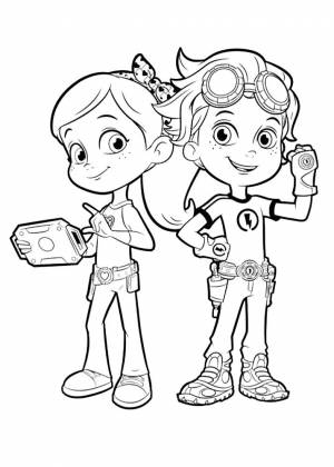 Раскраска Расти Механик