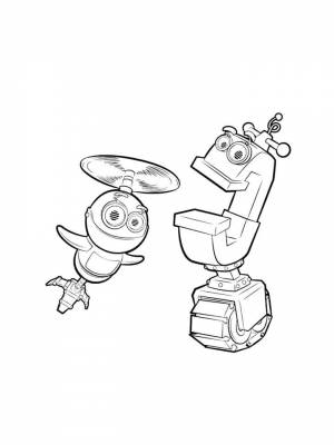 Картинка Расти механик раскраска  для девочек