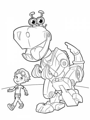 Раскраски Расти механик   в формате