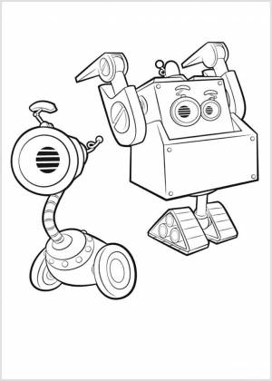 Раскраски Расти механик  и  онлайн