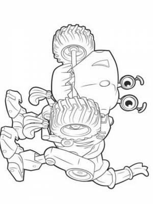 Раскраски Расти механик   в формате