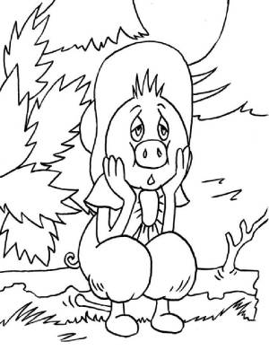 Раскраска Фунтик