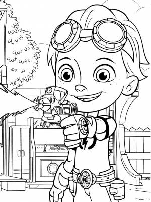 Раскраски Расти-механик