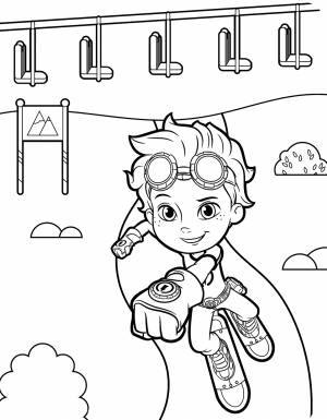 Раскраски Расти-механик