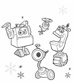 Раскраски Расти механик  и  онлайн