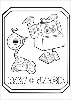 Раскраски Расти механик  и  онлайн