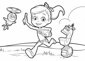 Раскраски Расти-механик