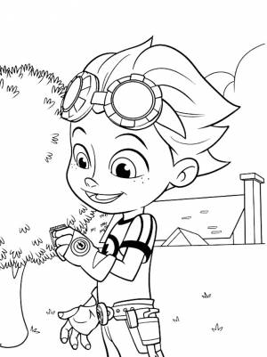 Раскраски Расти-механик