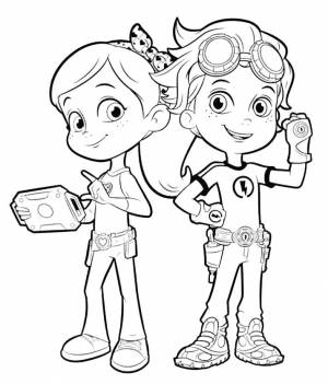 Раскраски Расти-механик