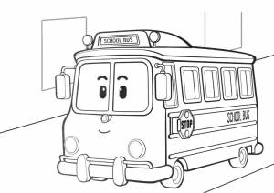 Раскраски Робокар Поли, Скачать раскраски хорошего качества