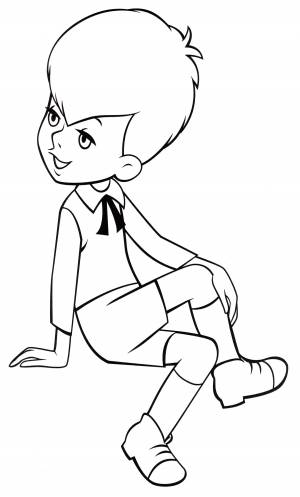 Раскраска Малыш