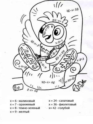 Математические раскраски