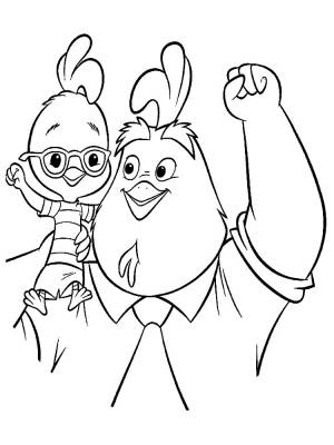 Раскраски с цыпленком Цыпой