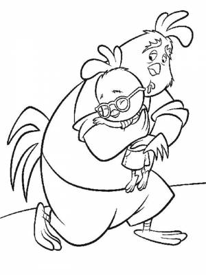 Раскраски Цыпленок Цыпа   в формате