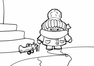 Раскраска Цып Цып