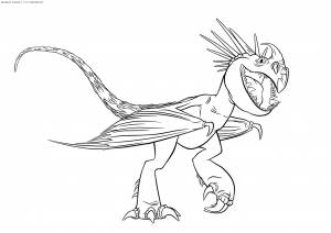 Раскраска Дракон Громгильда