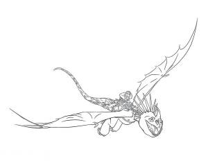 Раскраски Как приручить дракона 2   в формате