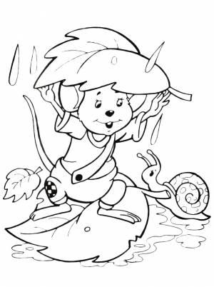 Мышонок пик раскраска