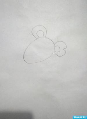 Мастер-класс «Поэтапное рисование «Мышонок Пик»