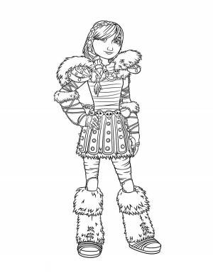 Раскраски Как приручить дракона 2   в формате