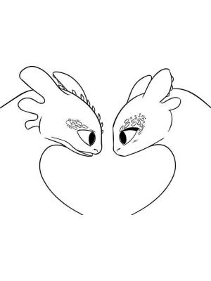 Раскраски Дневная Фурия