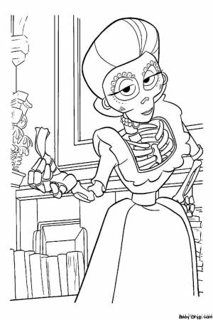 Раскраска Тайна Коко