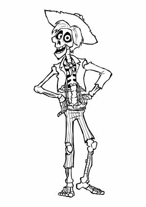 Раскраски Тайна Коко