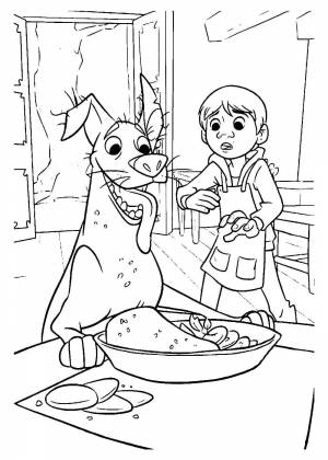 Раскраска Тайна Коко