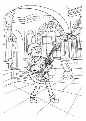 Раскраски Тайна Коко