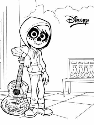 Раскраска тайна коко