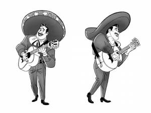 Раскраска тайна коко