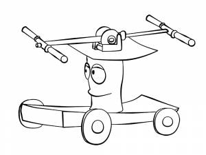 Картинки паровозик Тишка для творческих девочек и мальчиков