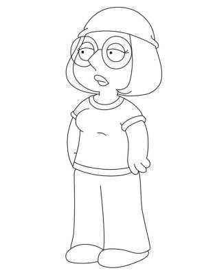 Распечатать раскраски для малышей с Гриффинами