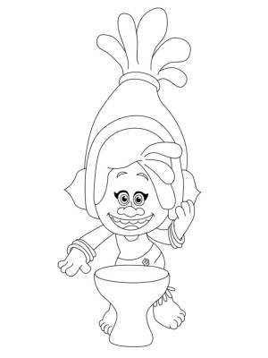 Скачать    детские раскраски Тролли