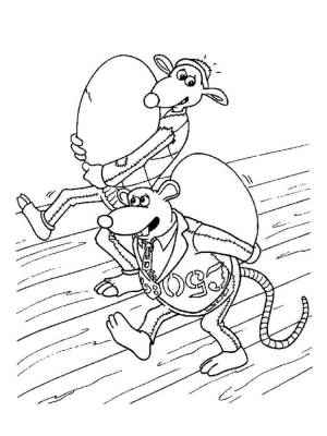 Раскраски Смывайся