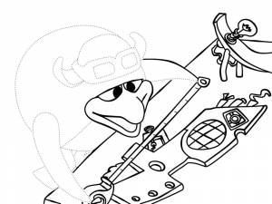 Скачать    черно-белые картинки Пин из Смешариков для девочек